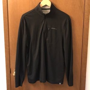 Lightweight quarter zip pull over by Eddie Bauer